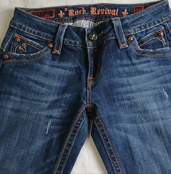 Rock Revival Denim - Rock Revival Women's Indigo Boot Cut Jeans